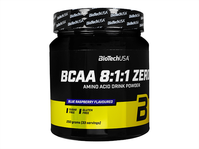 BCAA8:1:1ゼロ・ブルーラズベリー味33回分(BioTechUSA) 1本