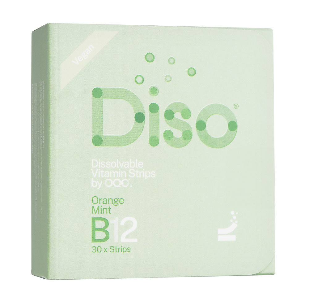 B12_30枚・オレンジミント味(Diso) 1箱
