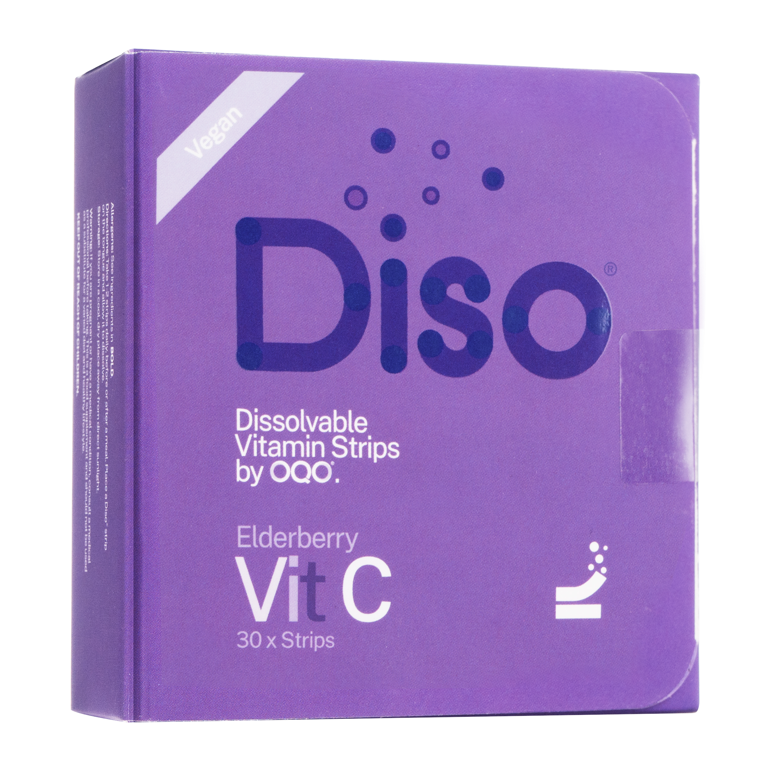 Vit_C30枚・エルダーベリー味(Diso) 1箱