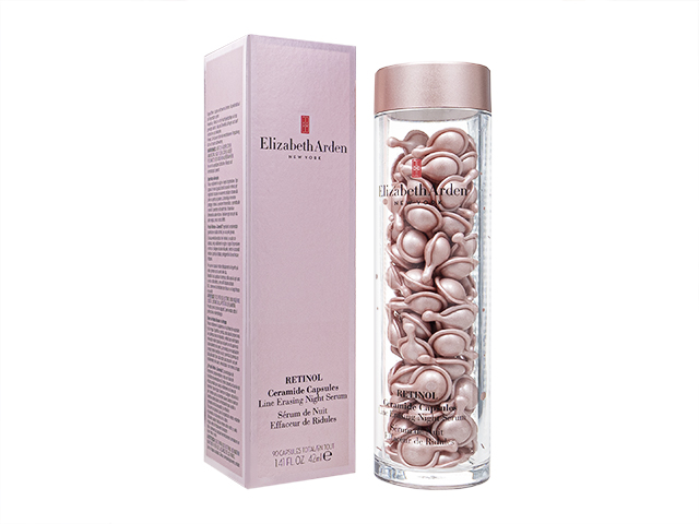 (ElizabethArden)レチノールセラミドカプセル・ラインイレイジングナイトセラム90粒 1本