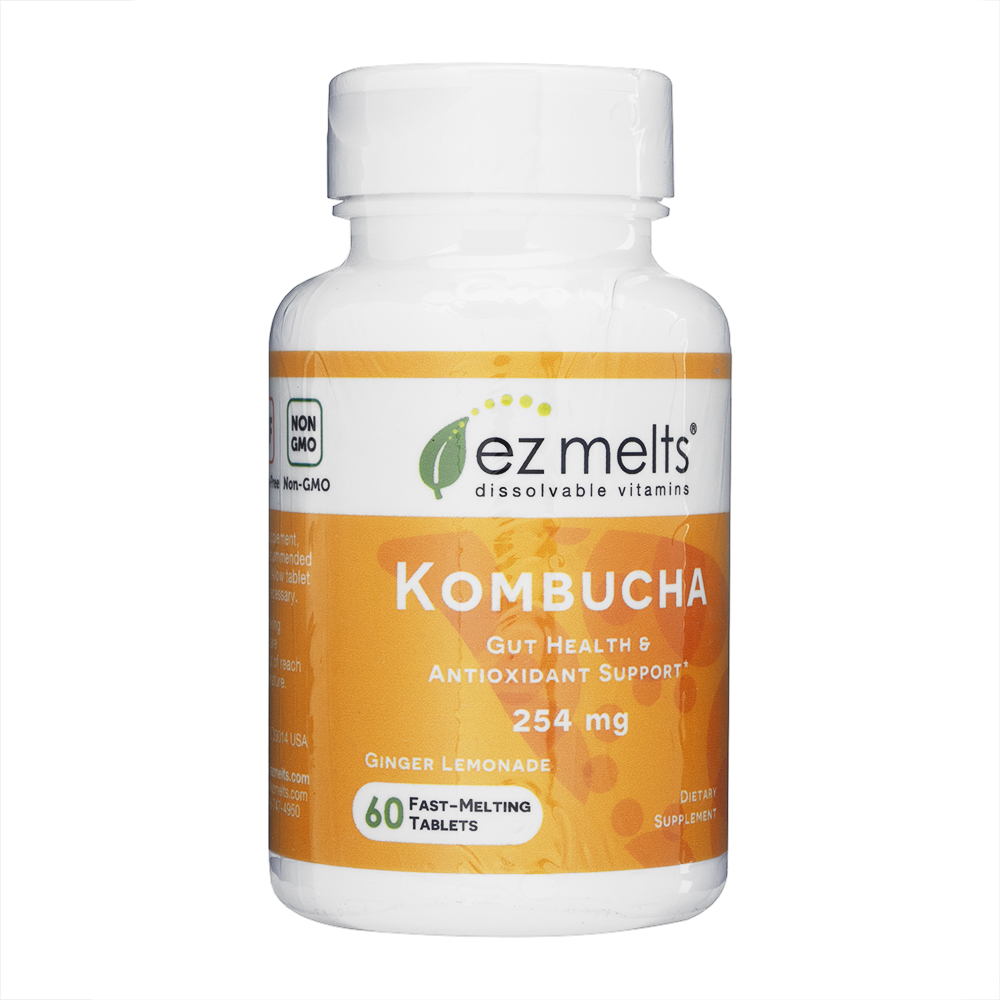 コンブチャ254mg60錠・ジンジャーレモネード味(EzMelts) 1本