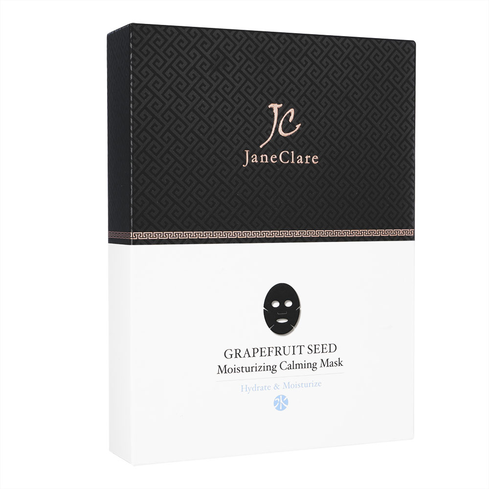 (JaneClare)グレープフルーツシードモイスチャライジングカーミングマスク4枚 1箱