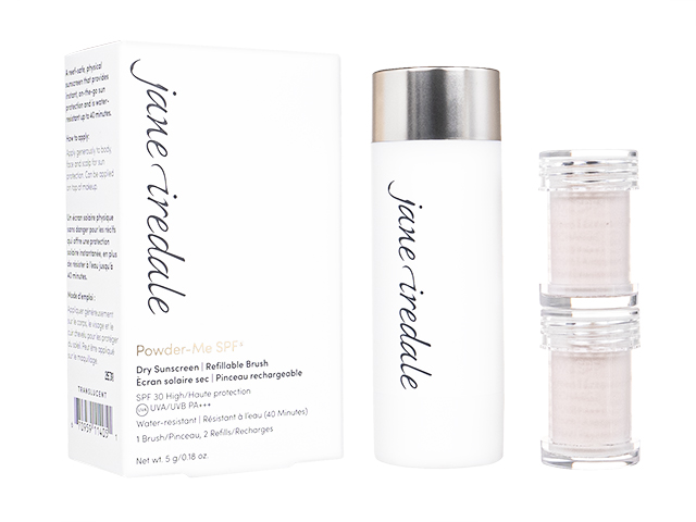 (JaneIredale)パウダーミーSPF・ドライサンスクリーンリフィラブルブラシSPF30(トランスルーセント) 1本