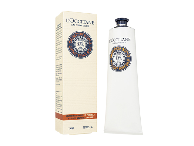 (Loccitane)25%シアバタードライ&ラフフィートインテンシブフットバーム150ml 1本