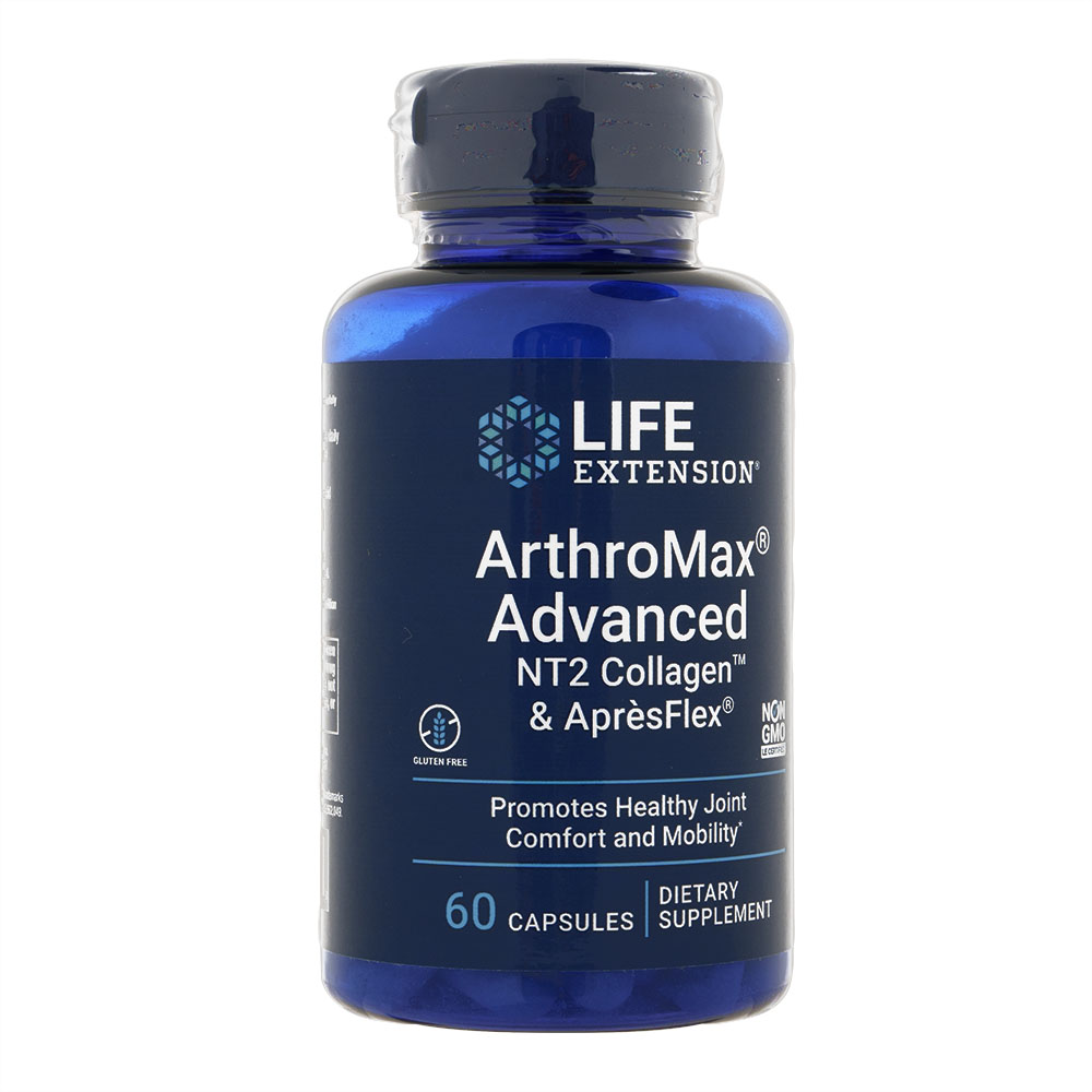 アースロマックスアドバンストNT2コラーゲン&アプレスフレックス60錠(LifeExtension) 1本