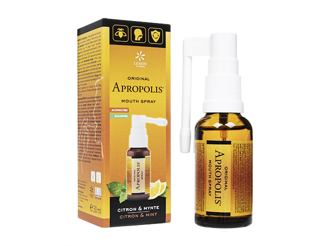 アプロポリスマウススプレーシトロン&ミント30ml(LemonPharma) 1本