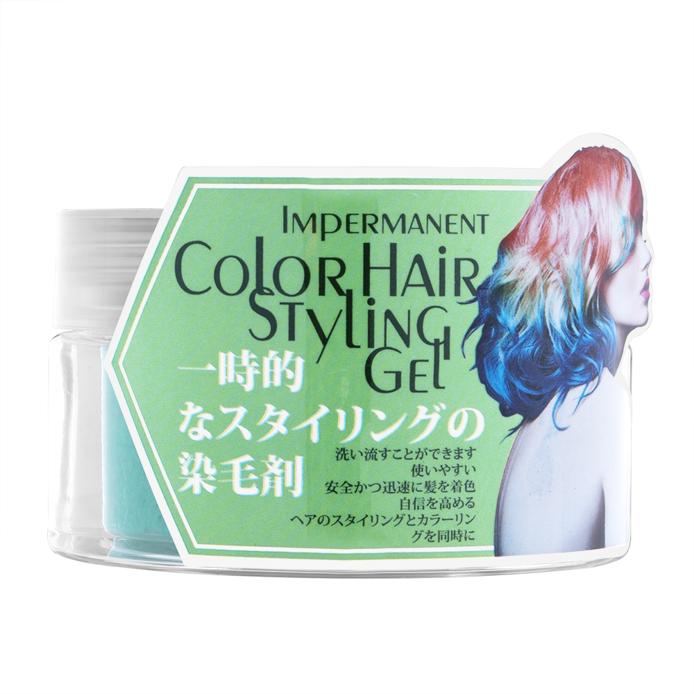 (o'Naomi)インパーマネントカラーヘアスタイリングジェル(ブライトグリーン)75g 1本