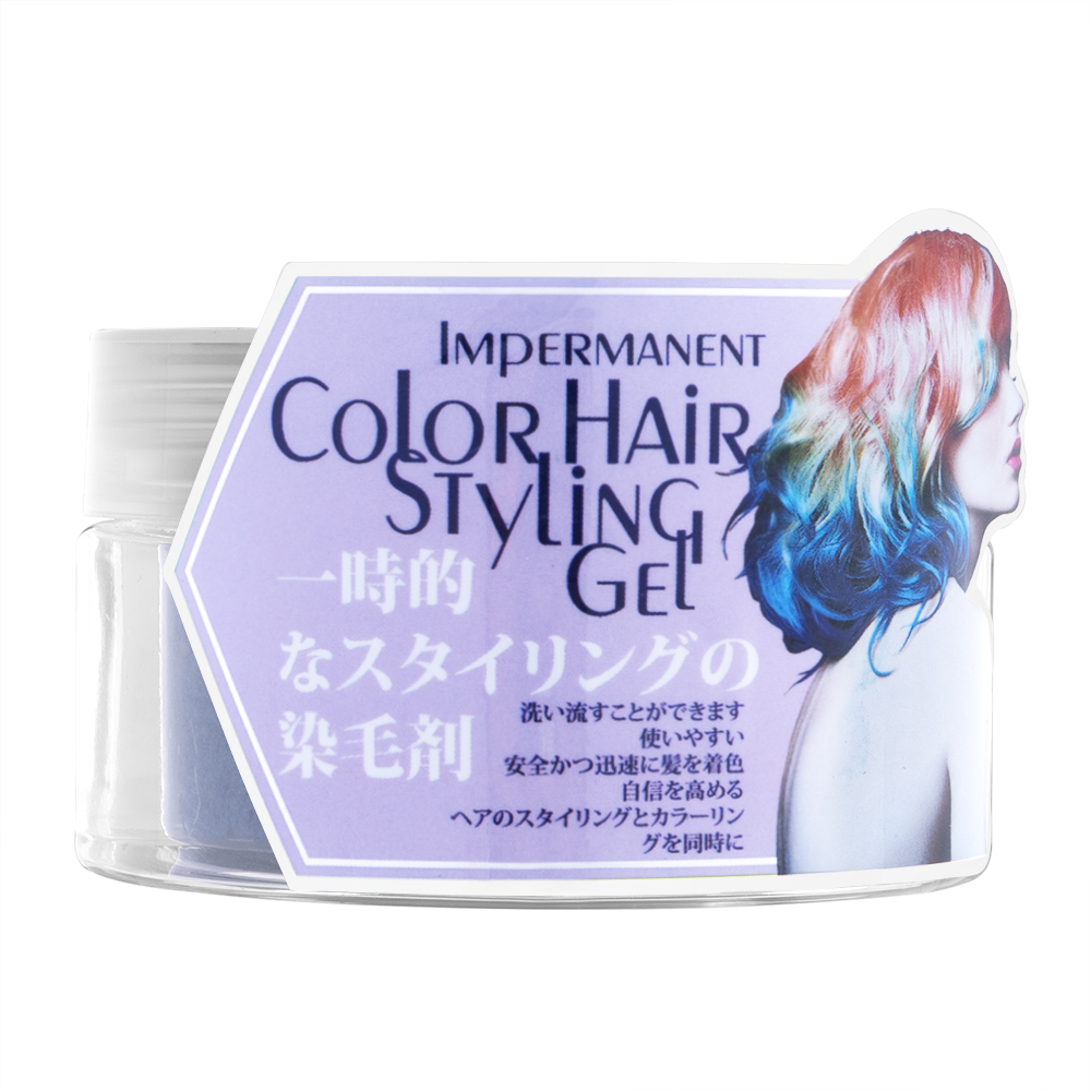 (o'Naomi)インパーマネントカラーヘアスタイリングジェル(グレイッシュバイオレット)75g 1本