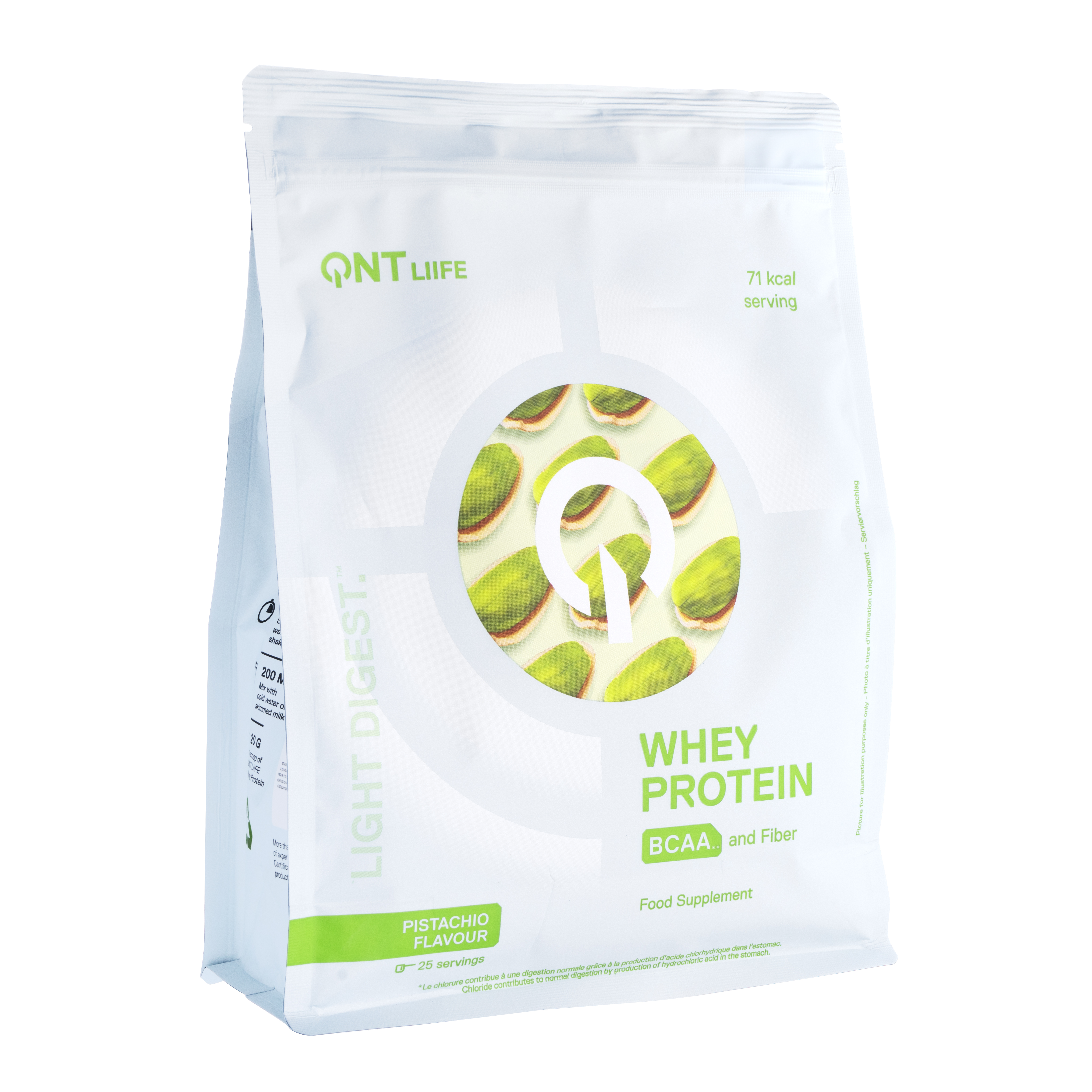 ライフホエイプロテイン・ピスタチオフレーバー25回分(QNT) 1袋