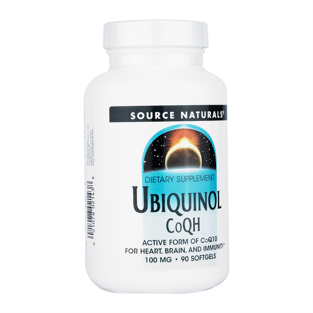 ユビキノールCoQH100mg90錠(SourceNaturals) 1本