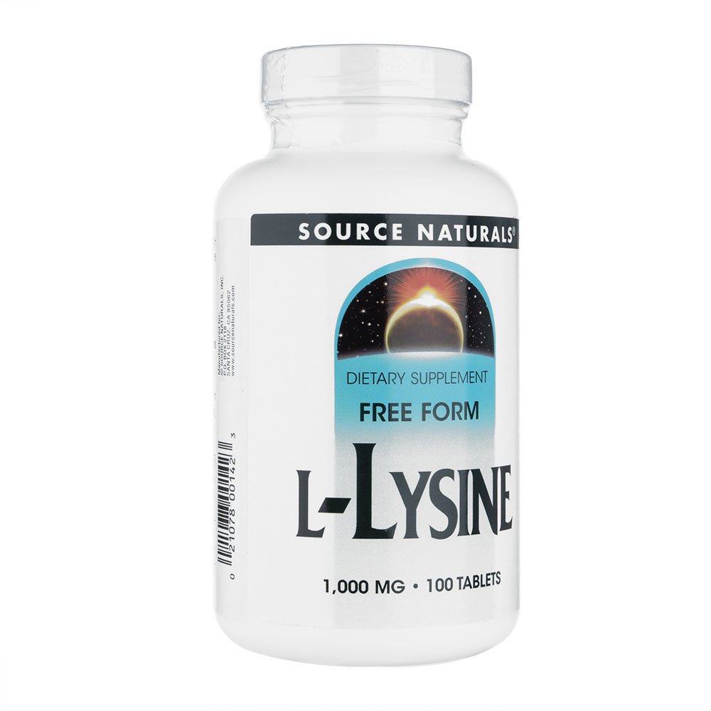 L-リジン1000mg100錠(SourceNaturals) 1本