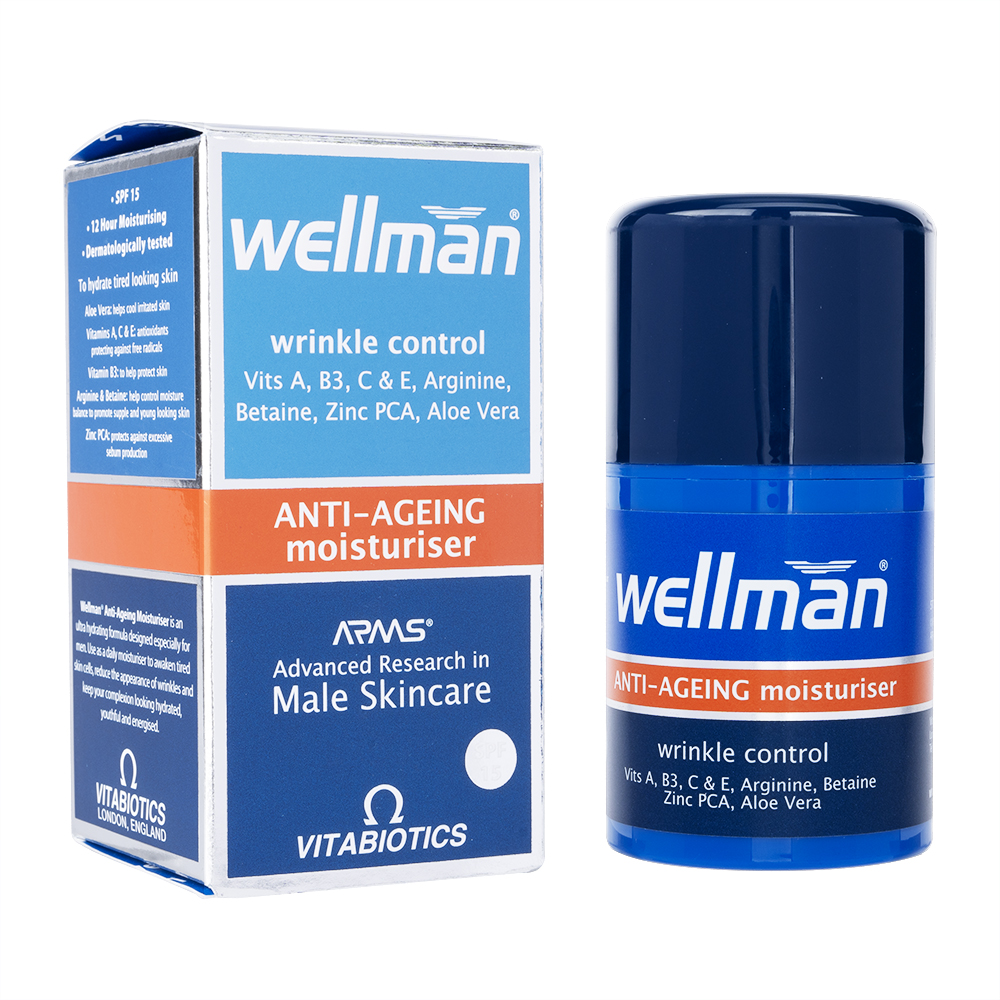 (Vitabiotics)ウェルマン・アンチエイジングモイスチャライザー50ml 1本