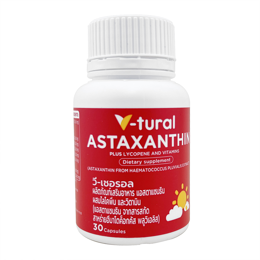 アスタキサンチンプラスリコピン&ビタミンズ30錠(V-tural) 1本