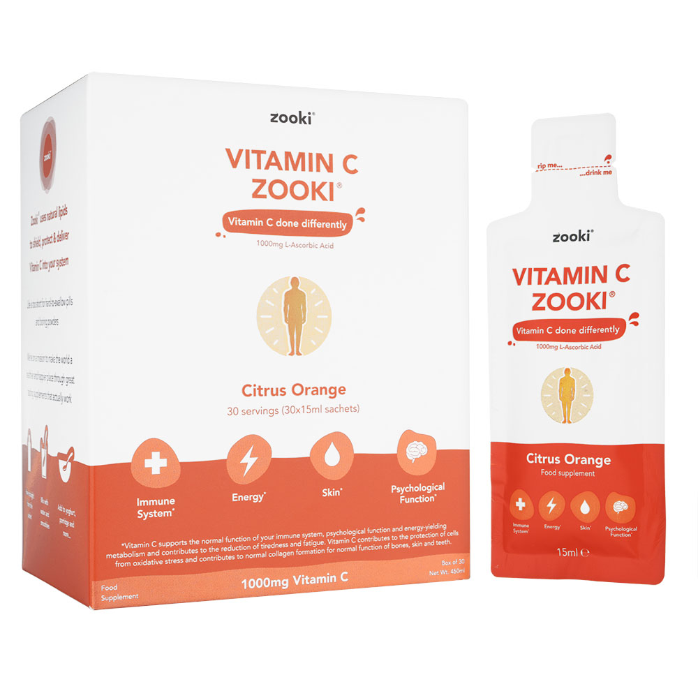 ビタミンCズーキ15ml30袋・シトラスオレンジ味(Zooki)  1箱