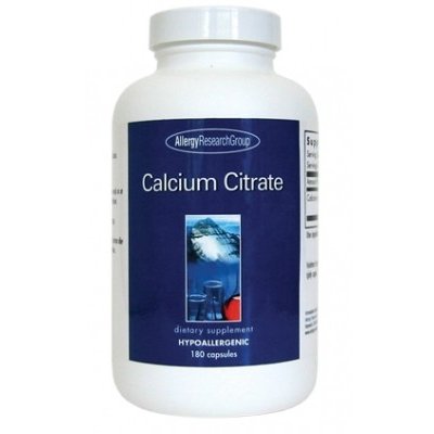 アレルギーリサーチグループ Allergy Research Group カルシウム 180カプセル(Calcium Citrate 180 Vegetarian Caps)