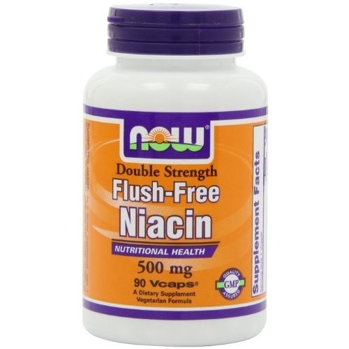 ダブルストレングス・フラッシュフリーナイアシン 500mg 90ベジカプセル